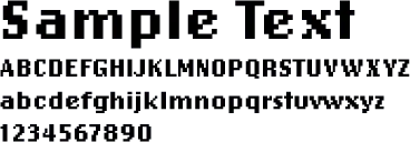 Rockwell の書体サンプル