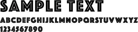 Bodoni の書体サンプル