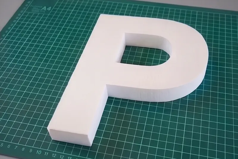 カルプ文字の取り付け手順